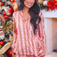 PREORDER- Gingerbread Lane Ruffle Pajama Set
