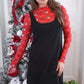 PREORDER- Rory Ribbed Jumper Dress- Black
