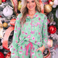PREORDER- Decked in Ornaments Ruffle Pajama Set