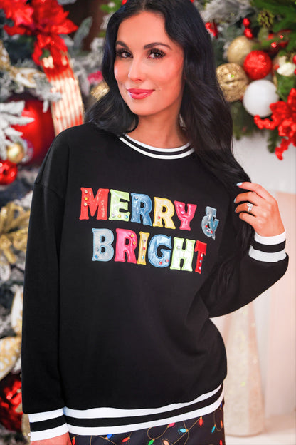 PREORDER- Merry & Bright Foil Pullover