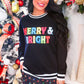 PREORDER- Merry & Bright Foil Pullover