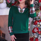 PREORDER- Juniper Plaid Pullover- Green