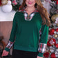 PREORDER- Juniper Plaid Pullover- Green