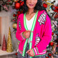 PREORDER- Pink Bow Christmas Treat Cardigan