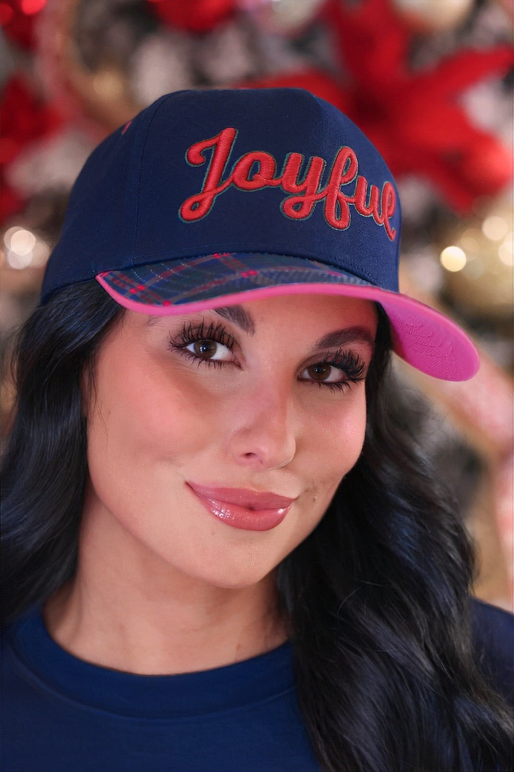 PREORDER- Joyful Plaid Hat