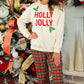 PREORDER- Holly Jolly Holiday Luxe Pullover