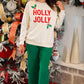 PREORDER- Holly Jolly Holiday Luxe Pullover
