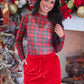 PREORDER- Velvet Hour Skort - Red