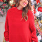 PREORDER- Sweet As Sugar Sweater- Red