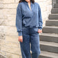 PREORDER- Refined Denim Quarter Zip Pullover