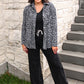 PREORDER- Refined Denim Wide Leg Pants- Black