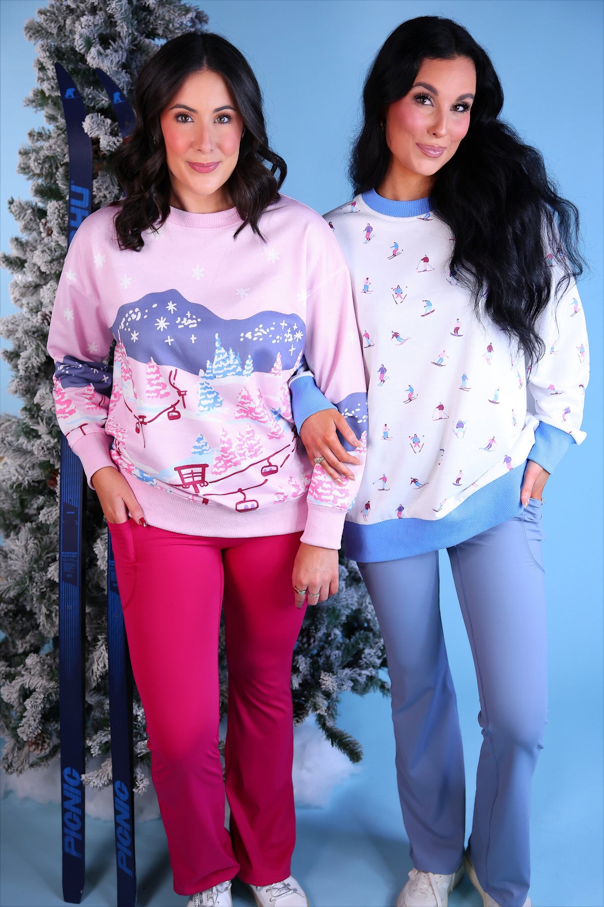 PREORDER- Let's Go Skiing Pullover