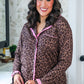 PREORDER- Coco Leopard Ruffle Pajama Set