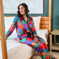 PREORDER- Check Me Out Ruffle Pajama Set