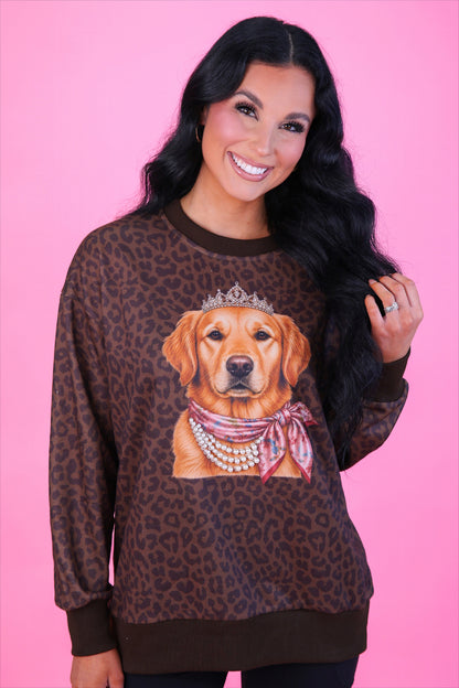 PREORDER- Pretty Wild Pullover- Golden Girl