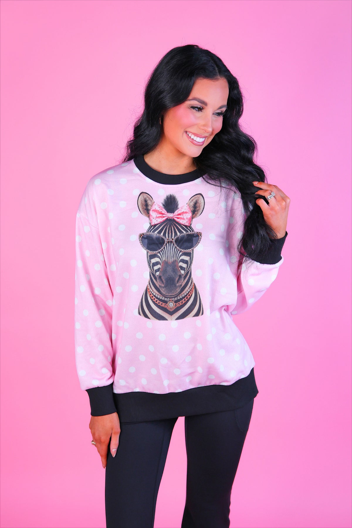 PREORDER- Pretty Wild Pullover- Sassy Stripes
