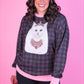PREORDER- Pretty Wild Pullover- Jeweled Kitty