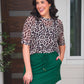 Solid Emerald Skort