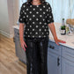 PREORDER- Bring the Sparkle Sequin Pants- Black