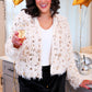 PREORDER- Feather and Shine Jacket- Cream
