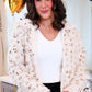 PREORDER- Feather and Shine Jacket- Cream
