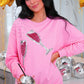 PREORDER - Pop the Champagne Pullover- Pink