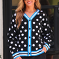 PREORDER- Polka Dot Knit Cardigan