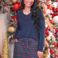 PREORDER- Brittany Basic Long Sleeve Tee- Navy