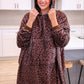Cozy Blanket Hoodie- Coco Leopard