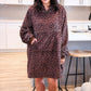 Cozy Blanket Hoodie- Coco Leopard