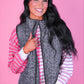 PREORDER- Delilah Puffer Vest- Smoky Leopard