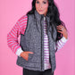 PREORDER- Delilah Puffer Vest- Smoky Leopard