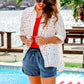PREORDER- Sutton Button Up Top- Patriotic Stars