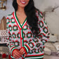 PREORDER- Ribbon Wreath Knit Cardigan