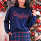 PREORDER- Navy Christmas Plaid Skort