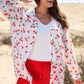 Breezy Tunic Top- Cherry Pop