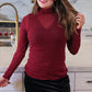 PREORDER- Keigan Mesh Top- Maroon Glitter
