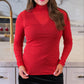 PREORDER- Keigan Mesh Top- Red Glitter
