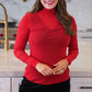 PREORDER- Keigan Mesh Top- Red Glitter