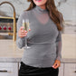 PREORDER- Keigan Mesh Top- Silver Glitter