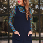 PREORDER- Keigan Mesh Top- Blue Floral