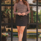 PREORDER- Keigan Mesh Top- Leopard