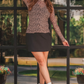 PREORDER- Keigan Mesh Top- Leopard