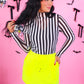 Solid Neon Yellow Skort