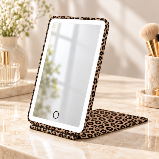 PREORDER- Ready Anywhere Vanity Mirror- Safari Chic