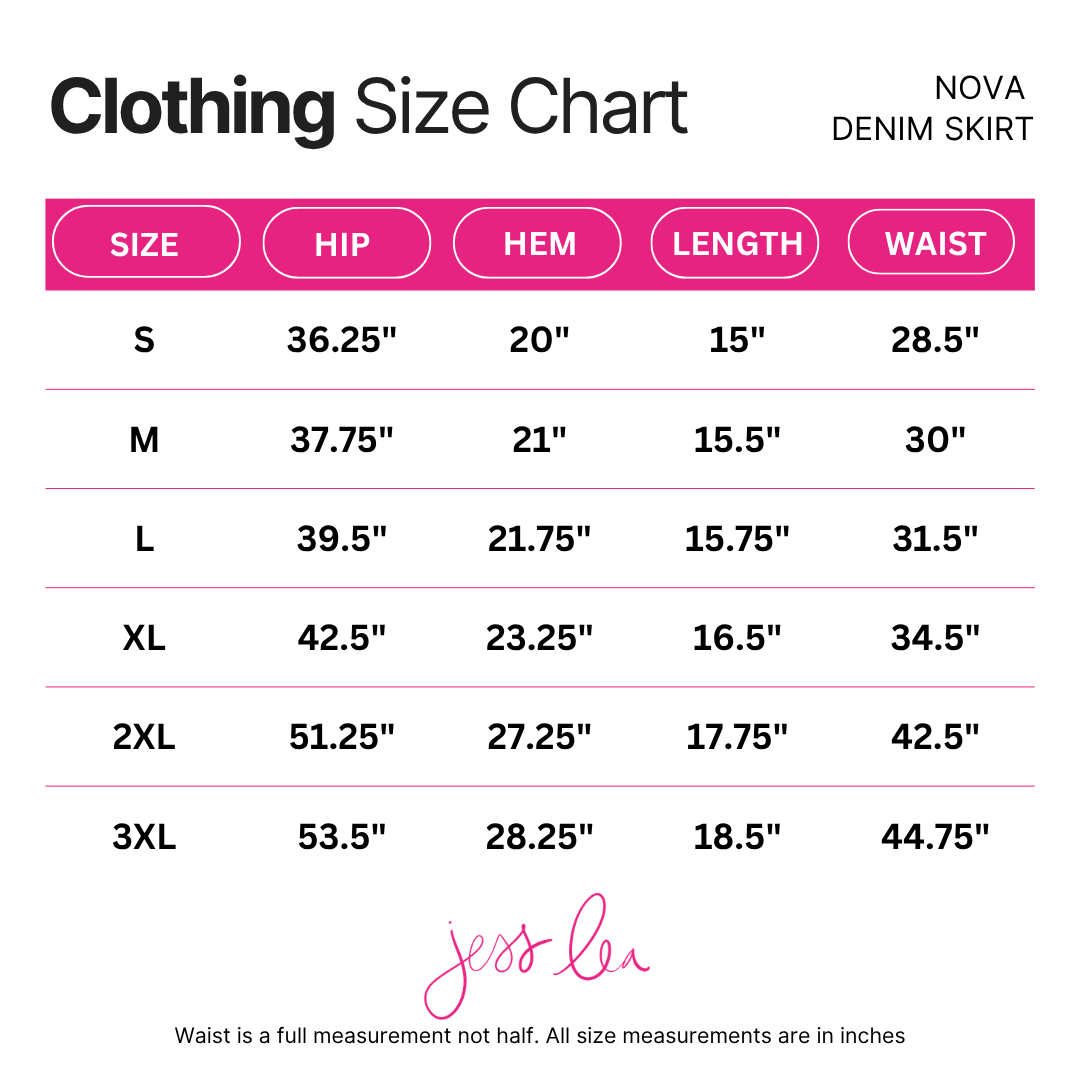 PREORDER- Nova Denim Skirt- Dark Leopard