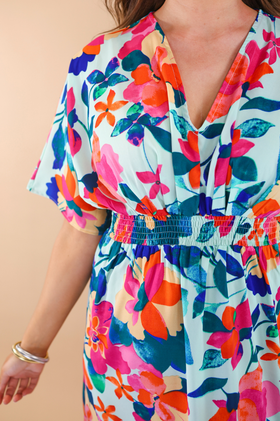 PREORDER-Ocean Mist Floral Dress