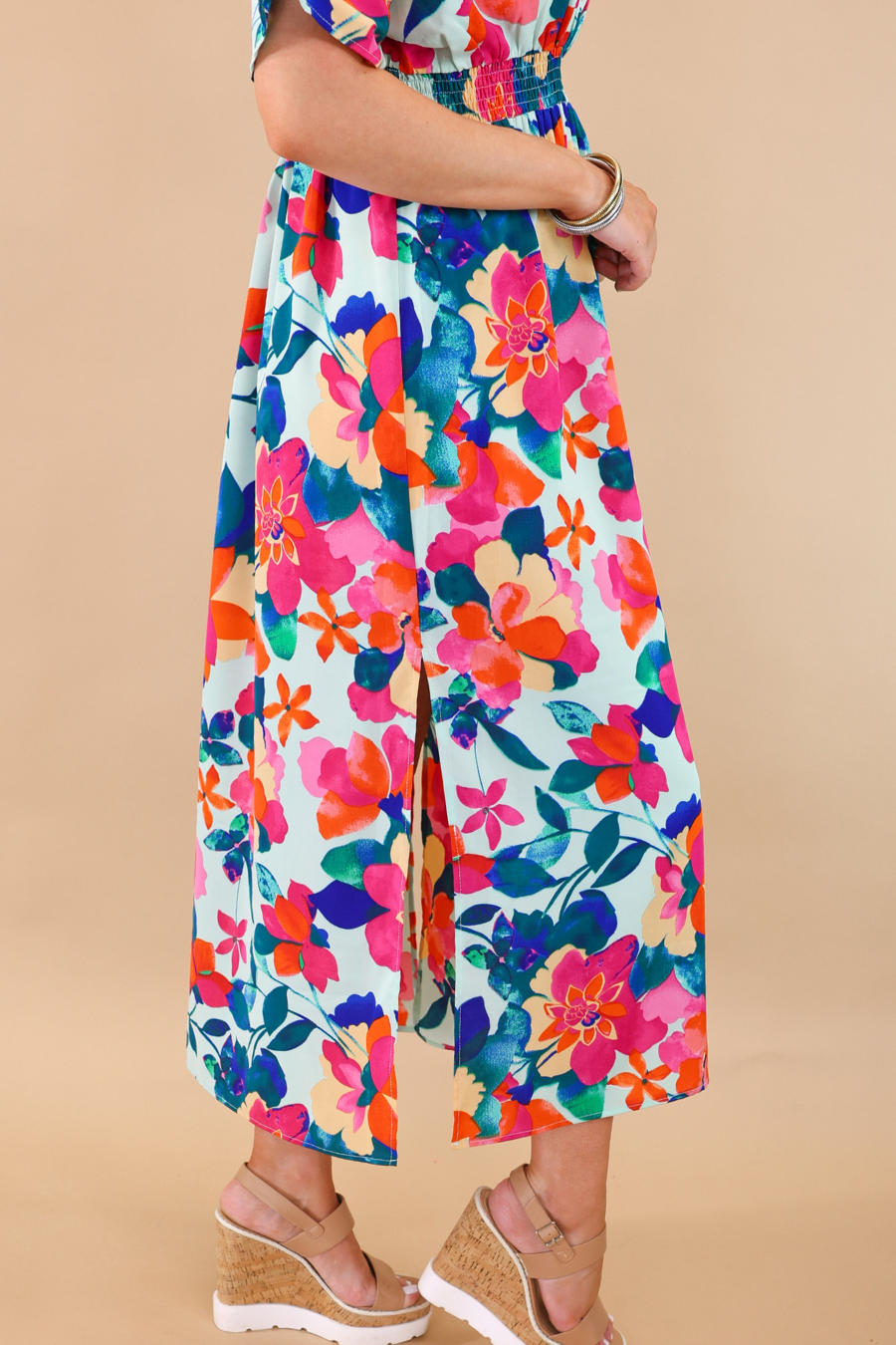 PREORDER-Ocean Mist Floral Dress