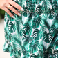 Sunny Strolls High Waisted Shorts, Palm Leaf