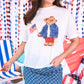 Patriotic Tommy Bear Top